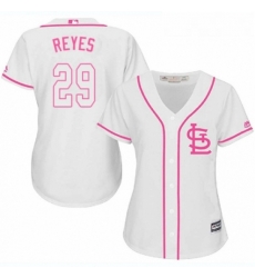 Womens Majestic St Louis Cardinals 29 lex Reyes Authentic White Fashion Cool Base MLB Jersey Womens Majestic St Louis Cardinals 29 lex Reyes Authentic White Fashion Cool Base MLB Jersey