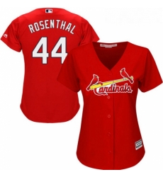 Womens Majestic St Louis Cardinals 44 Trevor Rosenthal Replica Red Alternate Cool Base MLB Jersey Womens Majestic St Louis Cardinals 44 Trevor Rosenthal Replica Red Alternate Cool Base MLB Jersey