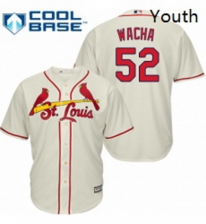 Youth Majestic St Louis Cardinals 52 Michael Wacha Authentic Cream Alternate Cool Base MLB Jersey Youth Majestic St Louis Cardinals 52 Michael Wacha Authentic Cream Alternate Cool Base MLB Jersey