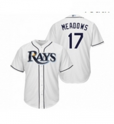 Youth Tampa Bay Rays 17 Austin Meadows Replica White Home Cool Base Baseball Jersey Youth Tampa Bay Rays 17 Austin Meadows Replica White Home Cool Base Baseball Jersey