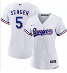 Women Texas Rangers Corey Seager Nike Whitel Stitched Player Jersey Women Texas Rangers Corey Seager Nike Whitel Stitched Player Jersey