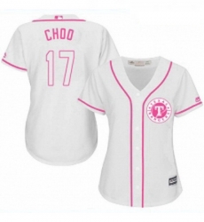 Womens Majestic Texas Rangers 17 Shin Soo Choo Authentic White Fashion Cool Base MLB Jersey Womens Majestic Texas Rangers 17 Shin Soo Choo Authentic White Fashion Cool Base MLB Jersey