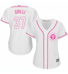Womens Majestic Texas Rangers 37 Jason Grilli Replica White Fashion Cool Base MLB Jersey Womens Majestic Texas Rangers 37 Jason Grilli Replica White Fashion Cool Base MLB Jersey