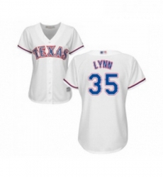 Womens Texas Rangers 35 Lance Lynn Replica White Home Cool Base Baseball Jersey Womens Texas Rangers 35 Lance Lynn Replica White Home Cool Base Baseball Jersey