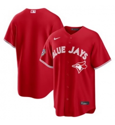 Men Toronto Blue Jays Blank Red 50 Seasons Patch Stitched Baseball Jersey Men Toronto Blue Jays Blank Red 50 Seasons Patch Stitched Baseball Jersey