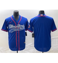 Men Toronto Blue Jays Blank Royal Cool Base Stitched Baseball Jersey Men Toronto Blue Jays Blank Royal Cool Base Stitched Baseball Jersey