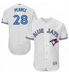 Mens Majestic Toronto Blue Jays 28 Steve Pearce White Home Flex Base Authentic Collection MLB Jersey Mens Majestic Toronto Blue Jays 28 Steve Pearce White Home Flex Base Authentic Collection MLB Jersey
