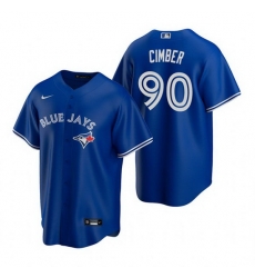 Mens Toronto Blue Jays #90 Adam Cimber Nike Royal Alternate Cool Base Jersey Mens Toronto Blue Jays #90 Adam Cimber Nike Royal Alternate Cool Base Jersey