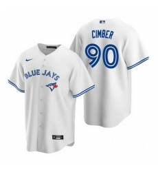 Mens Toronto Blue Jays #90 Adam Cimber Nike White Home Cool Base Jersey Mens Toronto Blue Jays #90 Adam Cimber Nike White Home Cool Base Jersey