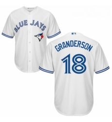Youth Majestic Toronto Blue Jays 18 Curtis Granderson Authentic White Home MLB Jersey Youth Majestic Toronto Blue Jays 18 Curtis Granderson Authentic White Home MLB Jersey