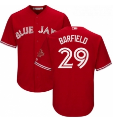 Youth Majestic Toronto Blue Jays 29 Jesse Barfield Authentic Scarlet Alternate MLB Jersey Youth Majestic Toronto Blue Jays 29 Jesse Barfield Authentic Scarlet Alternate MLB Jersey
