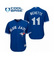 Youth Toronto Blue Jays #11 Bo Bichette Authentic Blue Alternate Baseball Player Jersey Youth Toronto Blue Jays #11 Bo Bichette Authentic Blue Alternate Baseball Player Jersey