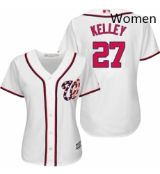 Womens Majestic Washington Nationals 27 Shawn Kelley Replica White Home Cool Base MLB Jersey Womens Majestic Washington Nationals 27 Shawn Kelley Replica White Home Cool Base MLB Jersey