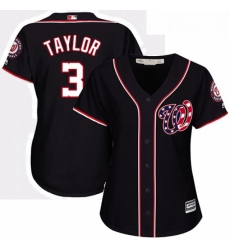 Womens Majestic Washington Nationals 3 Michael Taylor Replica Navy Blue Alternate 2 Cool Base MLB Jersey Womens Majestic Washington Nationals 3 Michael Taylor Replica Navy Blue Alternate 2 Cool Base MLB Jersey