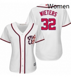 Womens Majestic Washington Nationals 32 Matt Wieters Replica White Home Cool Base MLB Jersey Womens Majestic Washington Nationals 32 Matt Wieters Replica White Home Cool Base MLB Jersey