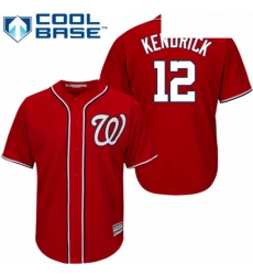 Youth Majestic Washington Nationals 12 Howie Kendrick Replica Red Alternate 1 Cool Base MLB Jersey Youth Majestic Washington Nationals 12 Howie Kendrick Replica Red Alternate 1 Cool Base MLB Jersey