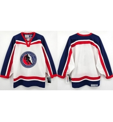 Men CCM Blank White Stitched Hockey Jersey Men CCM Blank White Stitched Hockey Jersey