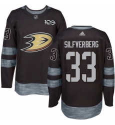 Mens Adidas Anaheim Ducks 33 Jakob Silfverberg Authentic Black 1917 2017 100th Anniversary NHL Jersey Mens Adidas Anaheim Ducks 33 Jakob Silfverberg Authentic Black 1917 2017 100th Anniversary NHL Jersey