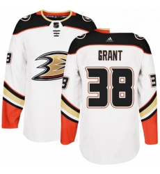 Mens Adidas Anaheim Ducks 38 Derek Grant Authentic White Away NHL Jersey Mens Adidas Anaheim Ducks 38 Derek Grant Authentic White Away NHL Jersey