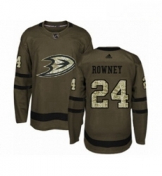 Youth Adidas Anaheim Ducks 24 Carter Rowney Premier Green Salute to Service NHL Jersey Youth Adidas Anaheim Ducks 24 Carter Rowney Premier Green Salute to Service NHL Jersey