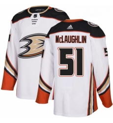 Youth Adidas Anaheim Ducks 51 Blake McLaughlin Authentic White Away NHL Jersey Youth Adidas Anaheim Ducks 51 Blake McLaughlin Authentic White Away NHL Jersey