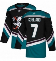 Youth Adidas Anaheim Ducks 7 Andrew Cogliano Authentic Black Teal Third NHL Jersey Youth Adidas Anaheim Ducks 7 Andrew Cogliano Authentic Black Teal Third NHL Jersey