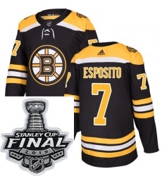 Mens Adidas Boston Bruins 7 Phil Esposito Authentic Black Home NHL Jersey Mens Adidas Boston Bruins 7 Phil Esposito Authentic Black Home NHL Jersey