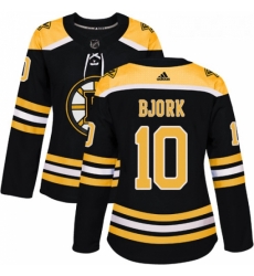 Womens Adidas Boston Bruins 10 Anders Bjork Premier Black Home NHL Jersey Womens Adidas Boston Bruins 10 Anders Bjork Premier Black Home NHL Jersey