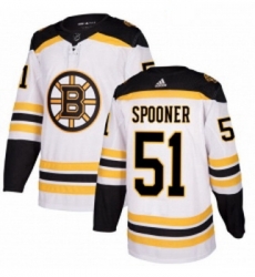 Womens Adidas Boston Bruins 51 Ryan Spooner Authentic White Away NHL Jersey Womens Adidas Boston Bruins 51 Ryan Spooner Authentic White Away NHL Jersey