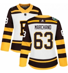 Womens Adidas Boston Bruins 63 Brad Marchand Authentic White 2019 Winter Classic NHL Jersey Womens Adidas Boston Bruins 63 Brad Marchand Authentic White 2019 Winter Classic NHL Jersey