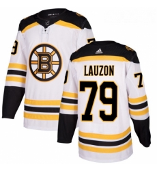 Womens Adidas Boston Bruins 79 Jeremy Lauzon Authentic White Away NHL Jersey Womens Adidas Boston Bruins 79 Jeremy Lauzon Authentic White Away NHL Jersey