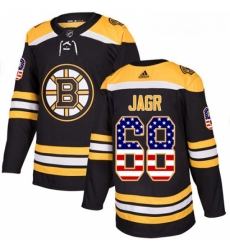 Youth Adidas Boston Bruins 68 Jaromir Jagr Authentic Black USA Flag Fashion NHL Jersey Youth Adidas Boston Bruins 68 Jaromir Jagr Authentic Black USA Flag Fashion NHL Jersey