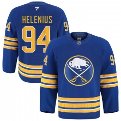 Men Buffalo Sabres  94 Konsta Helenius Blue Stitched Hockey Jersey