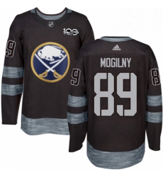 Mens Adidas Buffalo Sabres 89 Alexander Mogilny Authentic Black 1917 2017 100th Anniversary NHL Jersey Mens Adidas Buffalo Sabres 89 Alexander Mogilny Authentic Black 1917 2017 100th Anniversary NHL Jersey