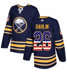 Youth Adidas Buffalo Sabres 26 Rasmus Dahlin Authentic Navy Blue USA Flag Fashion NHL Jersey Youth Adidas Buffalo Sabres 26 Rasmus Dahlin Authentic Navy Blue USA Flag Fashion NHL Jersey