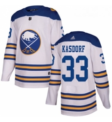 Youth Adidas Buffalo Sabres 33 Jason Kasdorf Authentic White 2018 Winter Classic NHL Jersey Youth Adidas Buffalo Sabres 33 Jason Kasdorf Authentic White 2018 Winter Classic NHL Jersey