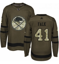 Youth Adidas Buffalo Sabres 41 Justin Falk Premier Green Salute to Service NHL Jersey Youth Adidas Buffalo Sabres 41 Justin Falk Premier Green Salute to Service NHL Jersey