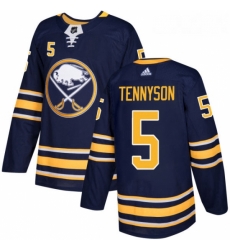 Youth Adidas Buffalo Sabres 5 Matt Tennyson Authentic Navy Blue Home NHL Jersey Youth Adidas Buffalo Sabres 5 Matt Tennyson Authentic Navy Blue Home NHL Jersey