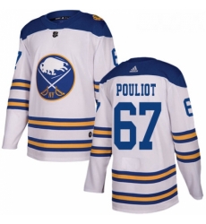 Youth Adidas Buffalo Sabres 67 Benoit Pouliot Authentic White 2018 Winter Classic NHL Jersey Youth Adidas Buffalo Sabres 67 Benoit Pouliot Authentic White 2018 Winter Classic NHL Jersey