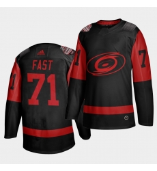 Carolina Hurricanes 71 Jesper Fast Black Men 2021 Stadium Series Outdoor Game Jersey Carolina Hurricanes 71 Jesper Fast Black Men 2021 Stadium Series Outdoor Game Jersey