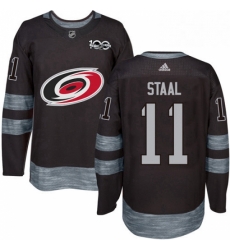 Mens Adidas Carolina Hurricanes 11 Jordan Staal Premier Black 1917 2017 100th Anniversary NHL Jersey Mens Adidas Carolina Hurricanes 11 Jordan Staal Premier Black 1917 2017 100th Anniversary NHL Jersey