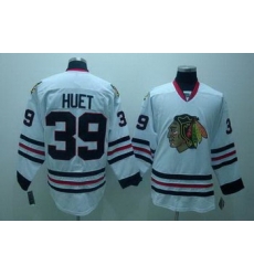Chicago Blackhawks 39 HUET jersey white Chicago Blackhawks 39 HUET jersey white