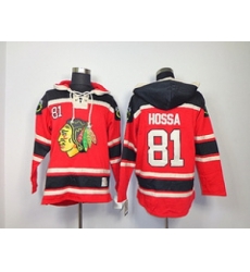 nhl jerseys chicago blackhawks #81 hossa red[pullover hooded sweatshirt]