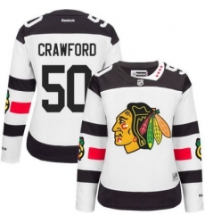 Blackhawks #50 Corey Crawford White 2016 Stadium Series Womens Stitched NHL Jersey Blackhawks #50 Corey Crawford White 2016 Stadium Series Womens Stitched NHL Jersey