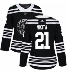 Womens Adidas Chicago Blackhawks 21 Stan Mikita Authentic Black 2019 Winter Classic NHL Jersey Womens Adidas Chicago Blackhawks 21 Stan Mikita Authentic Black 2019 Winter Classic NHL Jersey