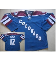 Colorado Avalanche 12 Jarome Iginla Blue NHL Jerseys Colorado Avalanche 12 Jarome Iginla Blue NHL Jerseys