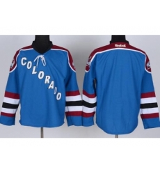 Colorado Avalanche Blank Blue NHL Jerseys