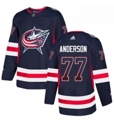 Mens Adidas Columbus Blue Jackets 77 Josh Anderson Authentic Navy Blue Drift Fashion NHL Jersey Mens Adidas Columbus Blue Jackets 77 Josh Anderson Authentic Navy Blue Drift Fashion NHL Jersey