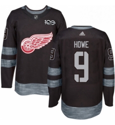 Mens Adidas Detroit Red Wings 9 Gordie Howe Premier Black 1917 2017 100th Anniversary NHL Jersey Mens Adidas Detroit Red Wings 9 Gordie Howe Premier Black 1917 2017 100th Anniversary NHL Jersey