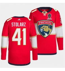 Men Florida Panthers 41 Anthony Stolarz Red Home 2024 Stanley Cup Champions Stitched Jersey Men Florida Panthers 41 Anthony Stolarz Red Home 2024 Stanley Cup Champions Stitched Jersey
